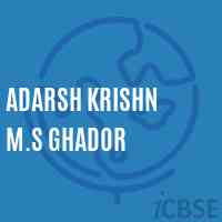 Adarsh Krishn M.S Ghador Middle School Logo