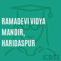Ramadevi Vidya Mandir, Haridaspur Secondary School Logo