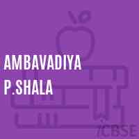Ambavadiya P.Shala Middle School Logo