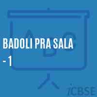 Badoli Pra Sala - 1 Middle School Logo