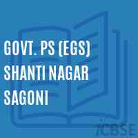 Govt. Ps (Egs) Shanti Nagar Sagoni Primary School Logo