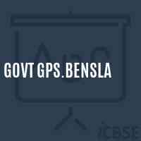 Govt Gps.Bensla Primary School Logo