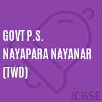 Govt P.S. Nayapara Nayanar (Twd) Primary School Logo
