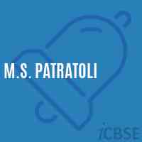 M.S. Patratoli Middle School Logo