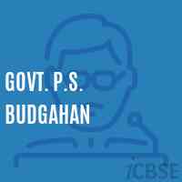 Govt. P.S. Budgahan Primary School Logo
