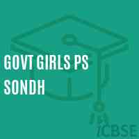 Govt Girls Ps Sondh Primary School Logo