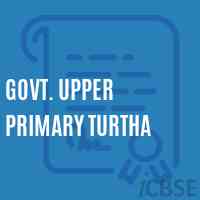 Govt. Upper Primary Turtha School Logo