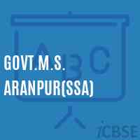 Govt.M.S. Aranpur(Ssa) Middle School Logo