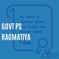 Govt Ps Ragmatiya Primary School Logo