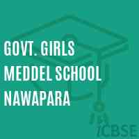 Govt. Girls Meddel School Nawapara Logo