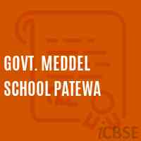 Govt. Meddel School Patewa Logo