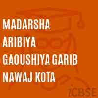 Madarsha Aribiya Gaoushiya Garib Nawaj Kota Middle School Logo