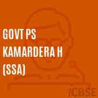 Govt Ps Kamardera H (Ssa) Primary School Logo