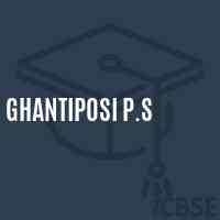 Ghantiposi P.S Primary School Logo