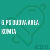 G.Ps Dudva Area Komta Primary School Logo