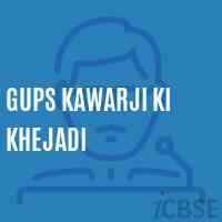Gups Kawarji Ki Khejadi Middle School Logo