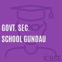 Govt. Sec. School Gundau Logo