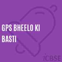 Gps Bheelo Ki Basti Primary School Logo