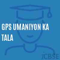 Gps Umaniyon Ka Tala Primary School Logo