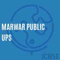 Marwar Public Ups Middle School Logo