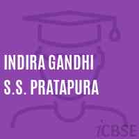 Indira Gandhi S.S. Pratapura Middle School Logo