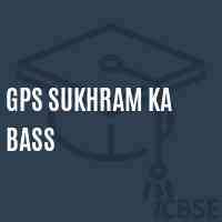 Gps Sukhram Ka Bass Primary School Logo