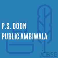 P.S. Doon Public Ambiwala Primary School Logo