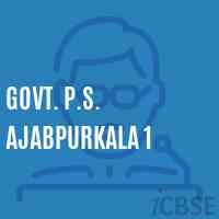 Govt. P.S. Ajabpurkala 1 Primary School Logo
