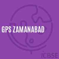 Gps Zamanabad Primary School Logo