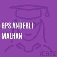 Gps anderli Malhan Primary School Logo