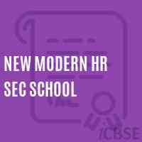 New Modern Hr Sec School Logo