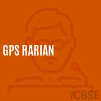 Gps Rarian Primary School Logo