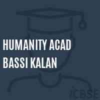 Humanity Acad Bassi Kalan Secondary School Logo