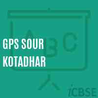 Gps Sour Kotadhar Primary School Logo