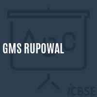 Gms Rupowal Middle School Logo