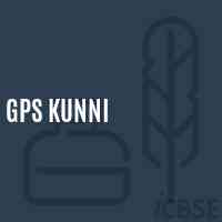 Gps Kunni Primary School Logo
