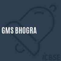 Gms Bhogra Middle School Logo