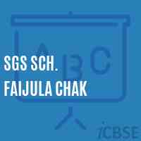 Sgs Sch. Faijula Chak Primary School Logo