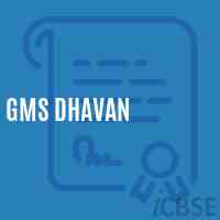 Gms Dhavan Middle School Logo