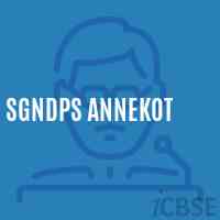 Sgndps Annekot Secondary School Logo