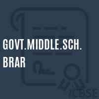 Govt.Middle.Sch.Brar Middle School Logo
