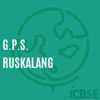 G.P.S. Ruskalang Primary School Logo