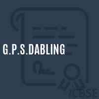 G.P.S.Dabling Primary School Logo