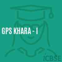 Gps Khara - I Primary School Logo