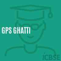 Gps Ghatti Primary School Logo