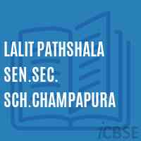 Lalit Pathshala Sen.Sec. Sch.Champapura Senior Secondary School Logo