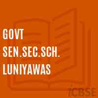 Govt Sen.Sec.Sch. Luniyawas High School Logo