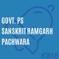 Govt. Ps Sanskrit Ramgarh Pachwara Primary School Logo