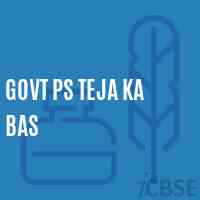 Govt Ps Teja Ka Bas Primary School Logo
