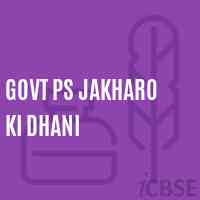 Govt Ps Jakharo Ki Dhani Primary School Logo
